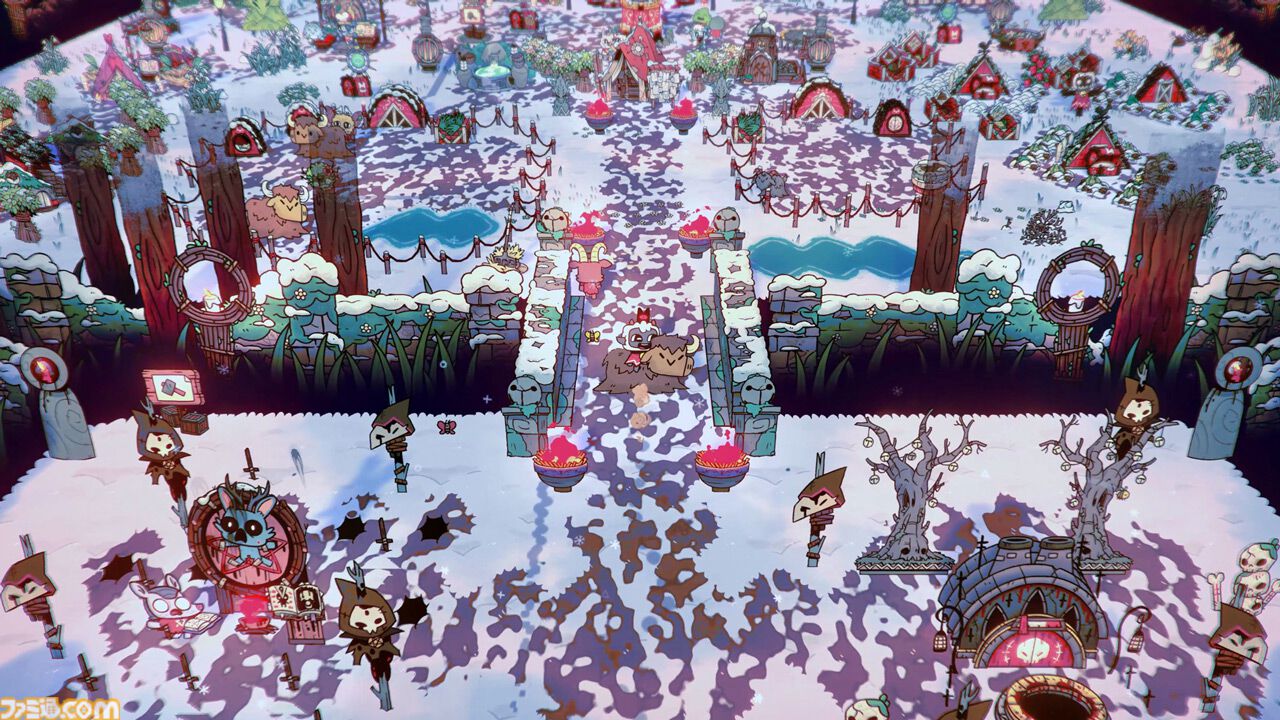 『Cult of the Lamb』大型DLC”ウールヘイブン”が配信開始。凍てつく聖地で羊族の歴史を解き明かせ。動物を育てる新要素“牧畜”も登場