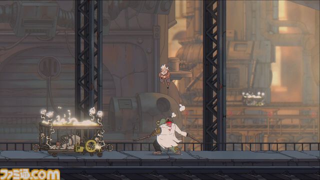 『The Eternal Life of Goldman』手描きアニメでダークな世界を描くアクションADV、体験版が2月19日配信。『オクトラ』西木康智氏など4人の音楽家が参加