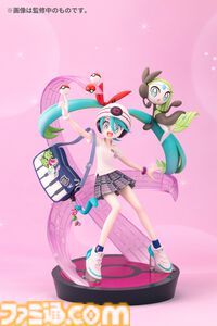 【ポケミク】『ポケモン』初音ミク＆メロエッタのフィギュアがかわいい。音楽コラボプロジェクトの公式グッズが登場。リアル音楽ライブも開催決定