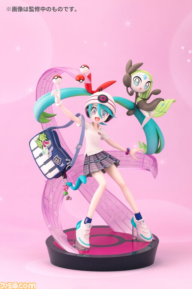 【ポケミク】『ポケモン』初音ミク＆メロエッタのフィギュアがかわいい。音楽コラボプロジェクトの公式グッズが登場。リアル音楽ライブも開催決定