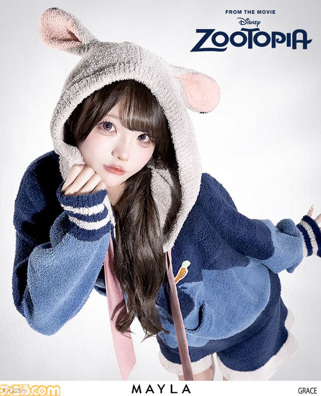 『ズートピア』ジュディとニックのラウンジウェアはモコモコかわいい。リンクコーデを楽しんで【1月28日17時より予約受付スタート】