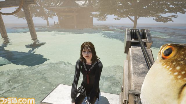 『ウミガリ』チラズアート新作は日本の霧深き海を舞台にした“銛漁ホラー”、2月5日発売。奇妙な魚たちが姿を現す大海原を探索