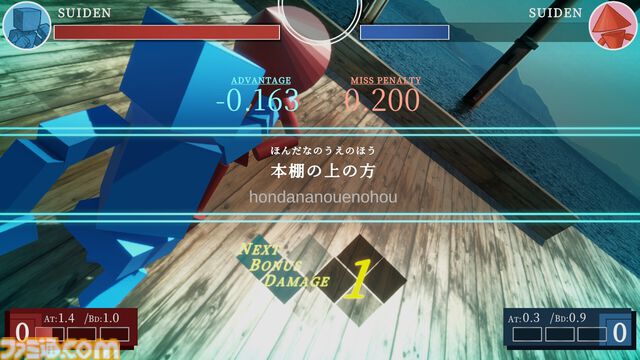 『STREET TYPER X』すべての行動を“タイピング”で行う対戦格闘ゲーム。前進する場合は「mae」を、パンチを打つ場合は「panti」を入力