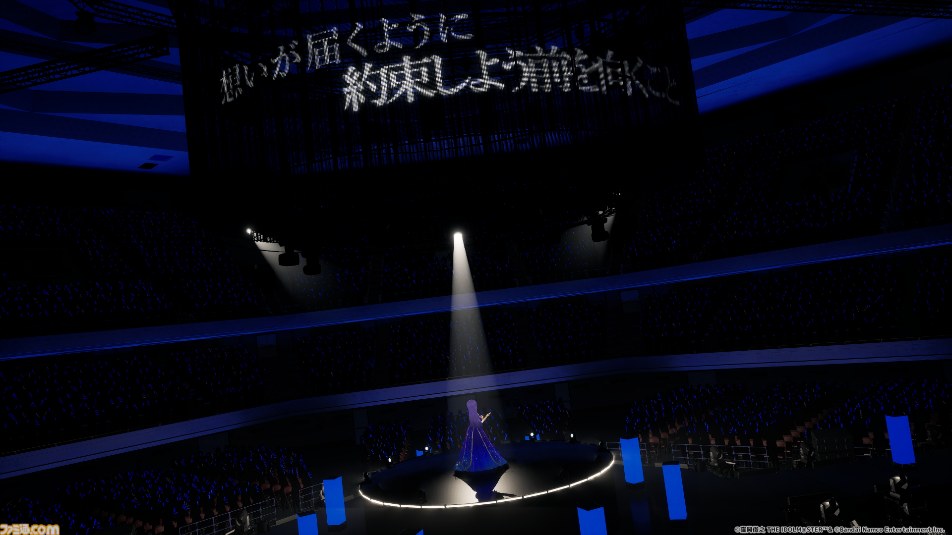如月千早の武道館公演“OathONE”2日目をリポート。ラジオから生まれた『月下祭』や、後輩&他事務所の“蒼”の系譜に連なるアイドルの楽曲などのパフォーマンスも