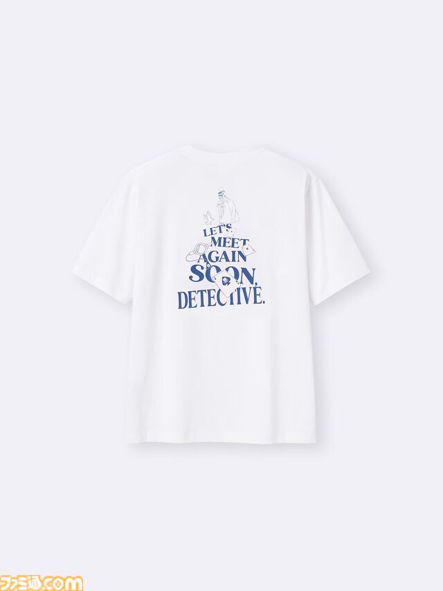 『名探偵コナン』GUコラボ商品が4月3日発売。怪盗キッド「また会おうぜ名探偵・・・」をグラフィックに落とし込んだTシャツがイカす