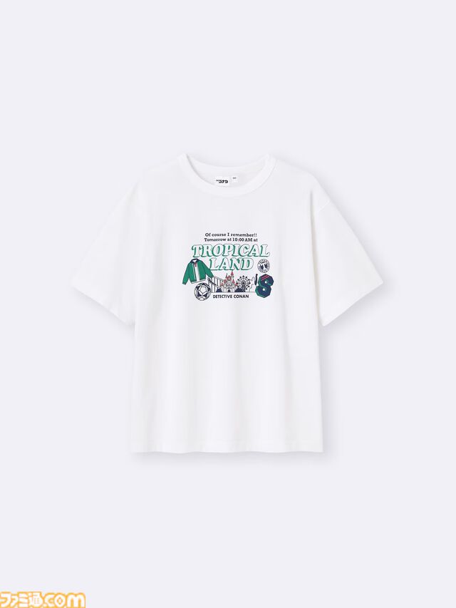 『名探偵コナン』GUコラボ商品が4月3日発売。怪盗キッド「また会おうぜ名探偵・・・」をグラフィックに落とし込んだTシャツがイカす