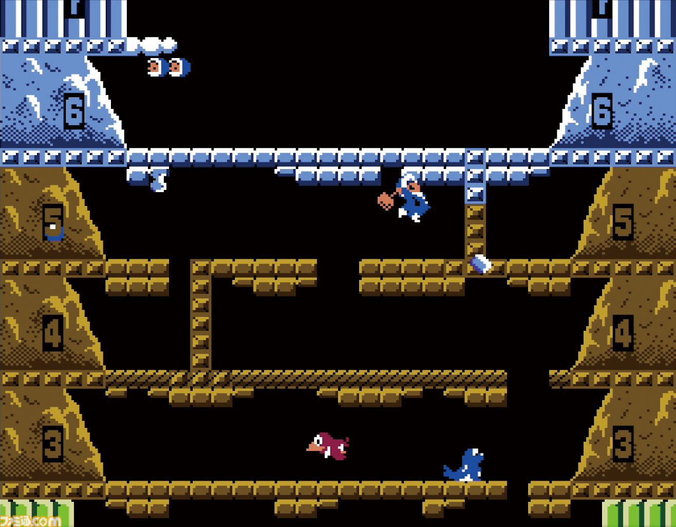 『アイスクライマー』が発売された日。『スマブラ』でもおなじみポポとナナを操る登山アクション。協力したりジャマをしたりふたり同時プレイが熱かった【今日は何の日？】