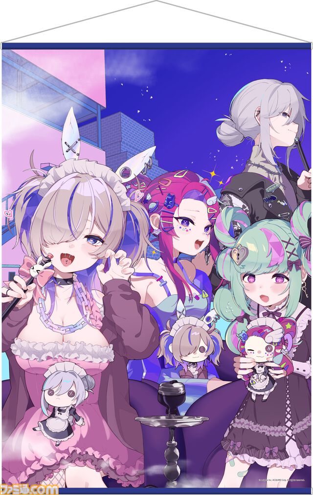 『フーカーヘイズ』Switchパッケージ版“ファミ通DXパック”特典となるB2タペストリーの描き下ろしイラストが公開