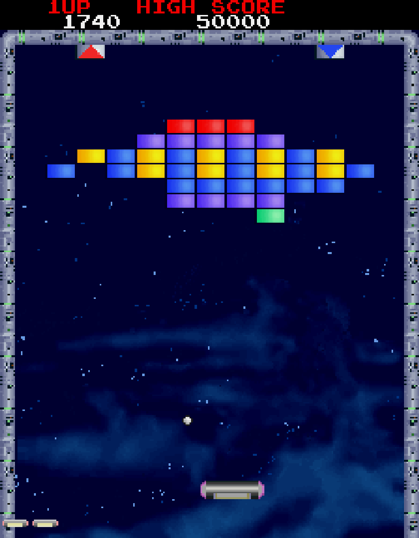 【アケアカ】『クエスター』1月29日配信。分裂ボールやお助けアイテムを駆使して敵を退け、地球への帰還を目指すブロック崩しゲーム