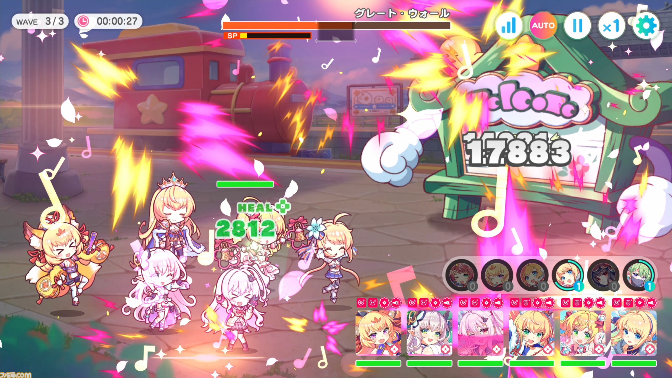 テクロノス』テクロス3作品のキャラによるオールスターゲームは“遊園地