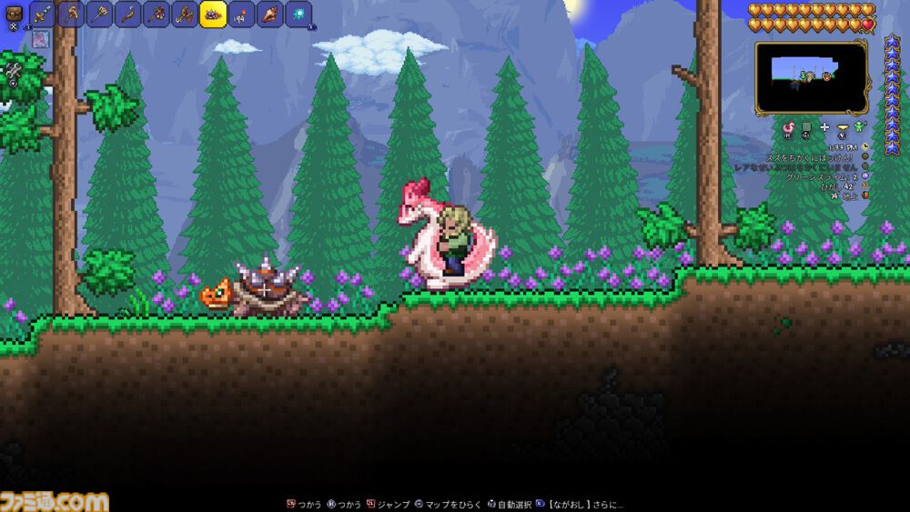 『テラリア』大型アップデートで日本語に正式対応。新アイテムは召喚士向けの“ムチ”カテゴリ9種を筆頭に650以上。チェスト内の素材を使った直接クラフトのシステムも実装