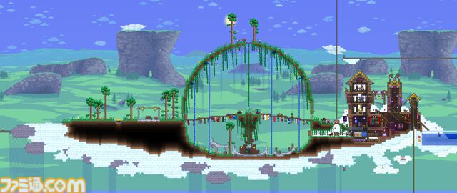 『テラリア』大型アップデートで日本語に正式対応。新アイテムは召喚士向けの“ムチ”カテゴリ9種を筆頭に650以上。チェスト内の素材を使った直接クラフトのシステムも実装