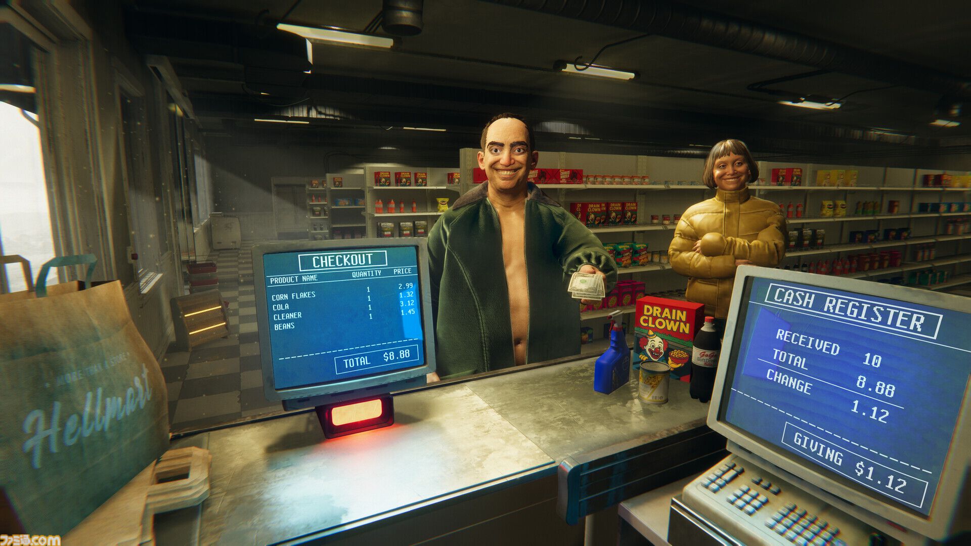 『HELLMART』やみつきスーパーマーケット運営と恐怖体験が融合したホラー・シミュレーションゲームが1月29日に発売