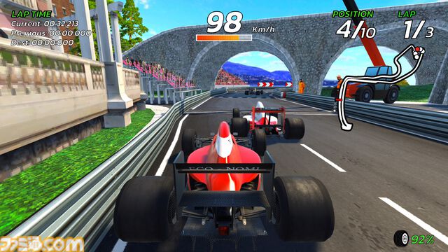 90年代風アーケードレースゲーム『4PGP』レビュー。引き算の美学を突き詰めたシンプルな設計は開始10秒ですぐ熱中できる