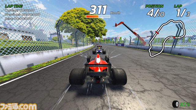 90年代風アーケードレースゲーム『4PGP』レビュー。引き算の美学を突き詰めたシンプルな設計は開始10秒ですぐ熱中できる