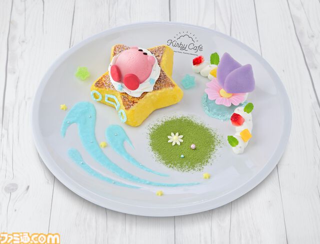 『カービィのエアライダー』ワープスターで駆けるカービィをフレンチトースト＆アイスで再現！ 期間限定デザートが2月4日よりカービィカフェに登場