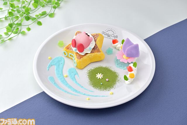 『カービィのエアライダー』ワープスターで駆けるカービィをフレンチトースト＆アイスで再現！ 期間限定デザートが2月4日よりカービィカフェに登場