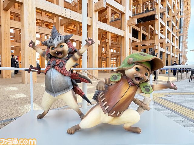 【モンハンフェスタ'26】リオレウスやラージャンの大型スタチューがお出迎え。タルコロ風ミニゲームやスリンガー射的も遊べる