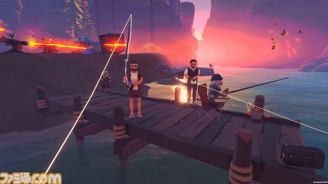 『フィッシュ・ハンターズ』魚を釣り上げてマシンガンで撃ち落とすシューティングアクションが本日（1/31）配信。最大4人のオンライン協力プレイにも対応