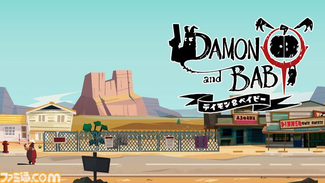 『デイモン＆ベイビー』アーク新作見下ろし型ガンアクションアドベンチャーが3月26日発売。『ギルティギア』『ブレイブルー』のキャラも登場