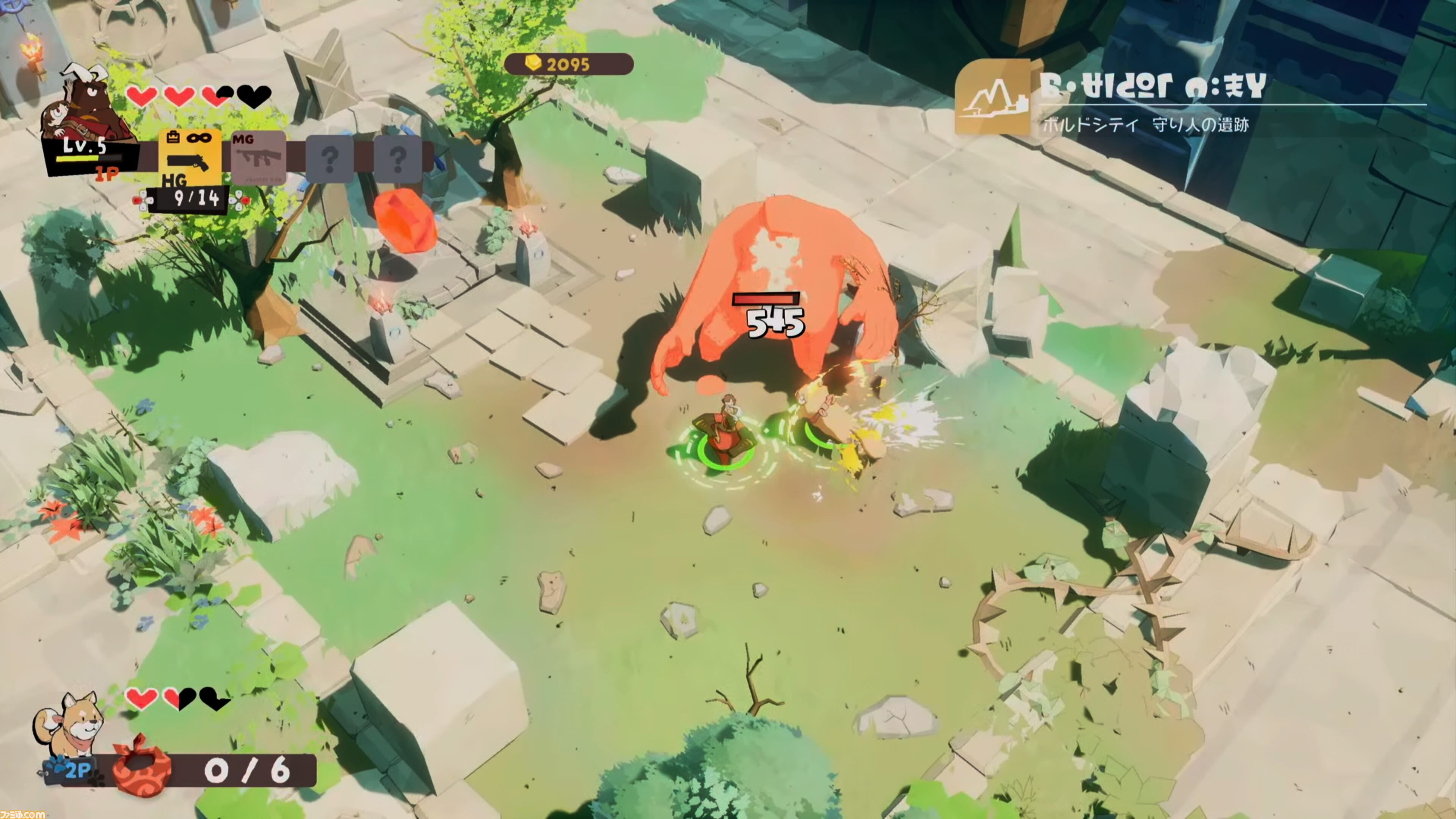 『デイモン＆ベイビー』アーク新作見下ろし型ガンアクションアドベンチャーが3月26日発売。『ギルティギア』『ブレイブルー』のキャラも登場