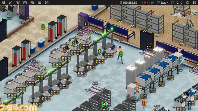 『Definitely Not Fried Chicken』人気店を隠れ蓑に違法なお薬を販売する経営シミュレーションがEpic Games Storeで無料配布中。表家業も裏稼業も結局は従業員の幸福度が重要