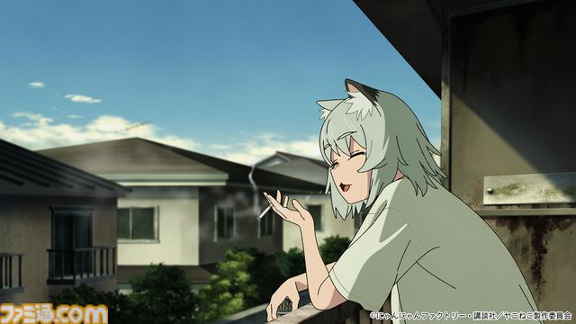『ヤニねこ』がアニメ化決定。2026年7月よりTOYKO MXほかにて放送開始。ヤニねこ役は『ウマ娘』シュヴァルグラン役などの夏吉ゆうこさん