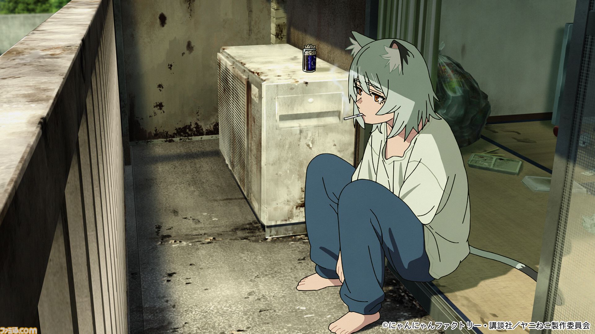 ヤニねこ』がアニメ化決定。2026年7月よりTOYKO MXほかにて放送開始