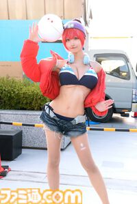 【コスプレ】『東島ライダー』電波人間タックルはパンツの柄まで忠実に再現。『餓狼伝説』不知火舞や『チェンソーマン』レゼ（ボム）らも参戦【コミケ107振り返り】