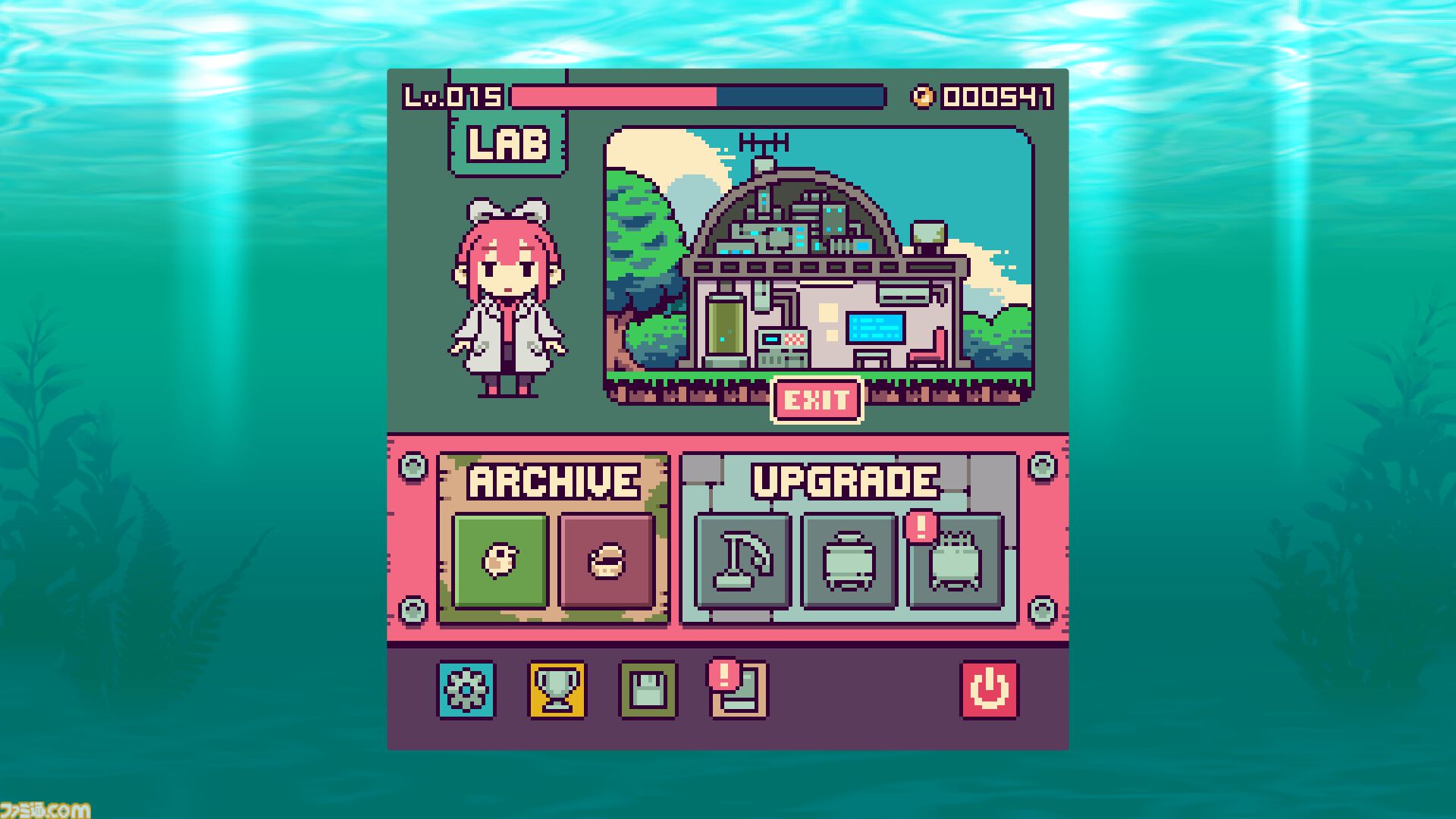 『終末ミジンコラボラトリー』終末世界で働く少女を画面の片隅で見守るドット絵放置ゲーム。体験版が2月11日に配信決定