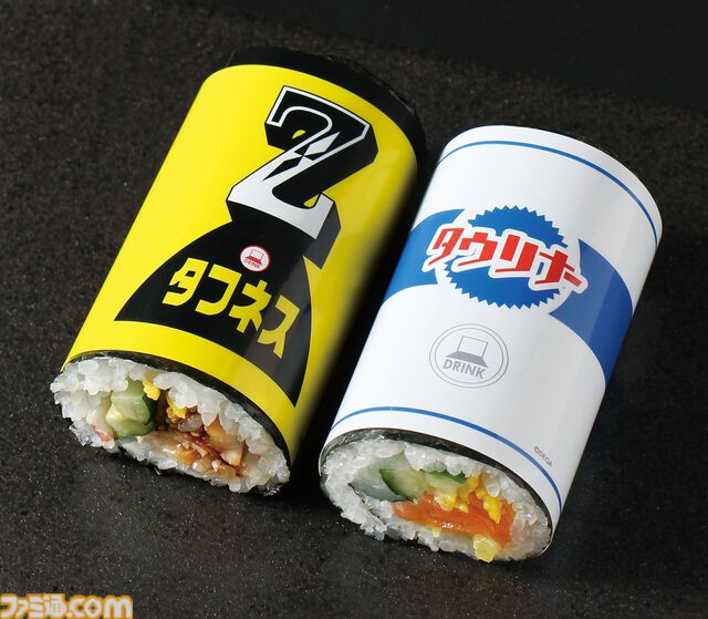 『龍が如く』タフネスZとタウリナーが太巻きになって登場する“銀のさら”コラボが開催。代紋入り醤油皿が当たるキャンペーンも