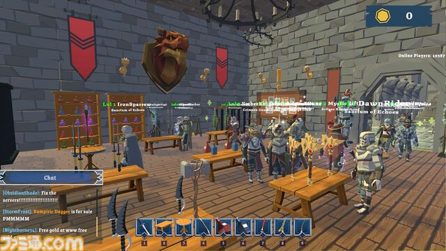 『MMORPG NPC Simulator』ゲーム世界でNPCとして生活するシミュレーションが登場。店の経営をしながら手に入れた運営権限で世界を内側から支配しよう