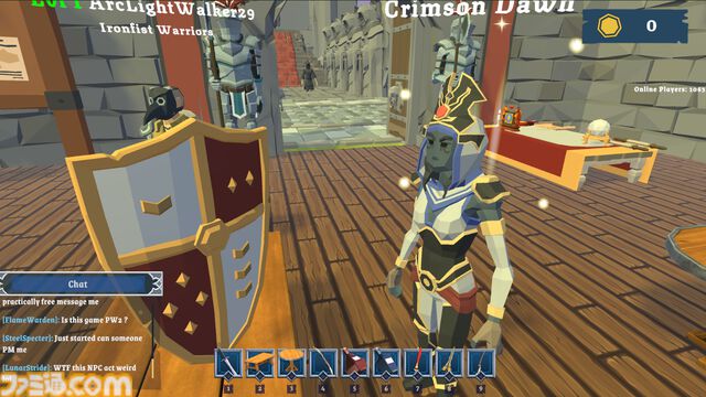 『MMORPG NPC Simulator』ゲーム世界でNPCとして生活するシミュレーションが登場。店の経営をしながら手に入れた運営権限で世界を内側から支配しよう