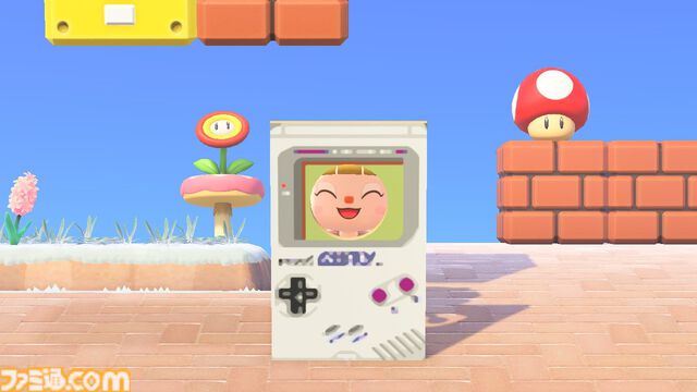 『あつ森』任天堂ゲーム機のマイデザインが配布。ゲームボーイの顔出し看板、ファミコンやスーファミのTシャツなどがもらえる