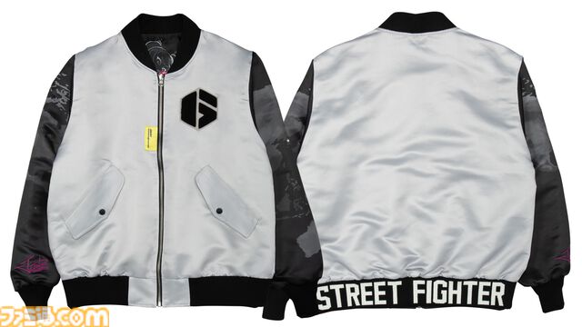 『スト6』瞬獄殺の“天”を背負って試合観戦やイベント参加できる。豪鬼とジュリモデルのリバーシブルブルゾンの予約受付が2月27日まで実施