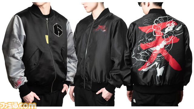 『スト6』瞬獄殺の“天”を背負って試合観戦やイベント参加できる。豪鬼とジュリモデルのリバーシブルブルゾンの予約受付が2月27日まで実施