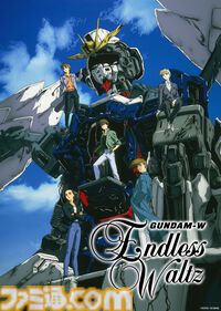 『ガンダムW』ヒイロとリリーナの背後にウイングガンダムゼロ クロークドカスタムがそびえ立つ30周年記念新規描き下ろしウィンタービジュアルが公開