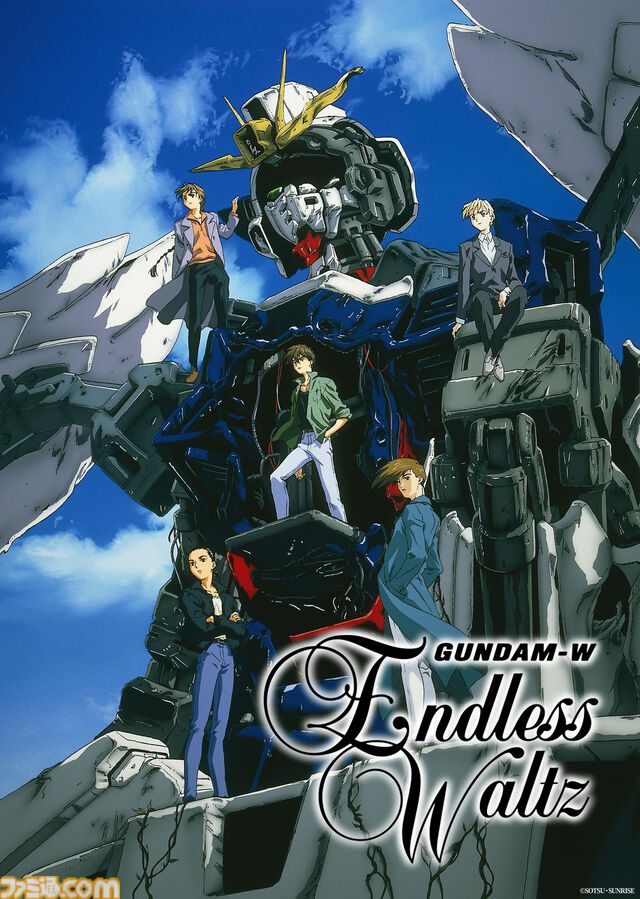 『ガンダムW』ヒイロとリリーナの背後にウイングガンダムゼロ クロークドカスタムがそびえ立つ30周年記念新規描き下ろしウィンタービジュアルが公開