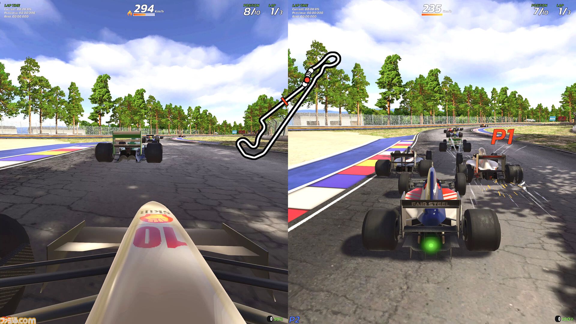 『4PGP』90年代アーケード風のレースゲーム。Switch2版とSwitch版が本日（2/5）発売