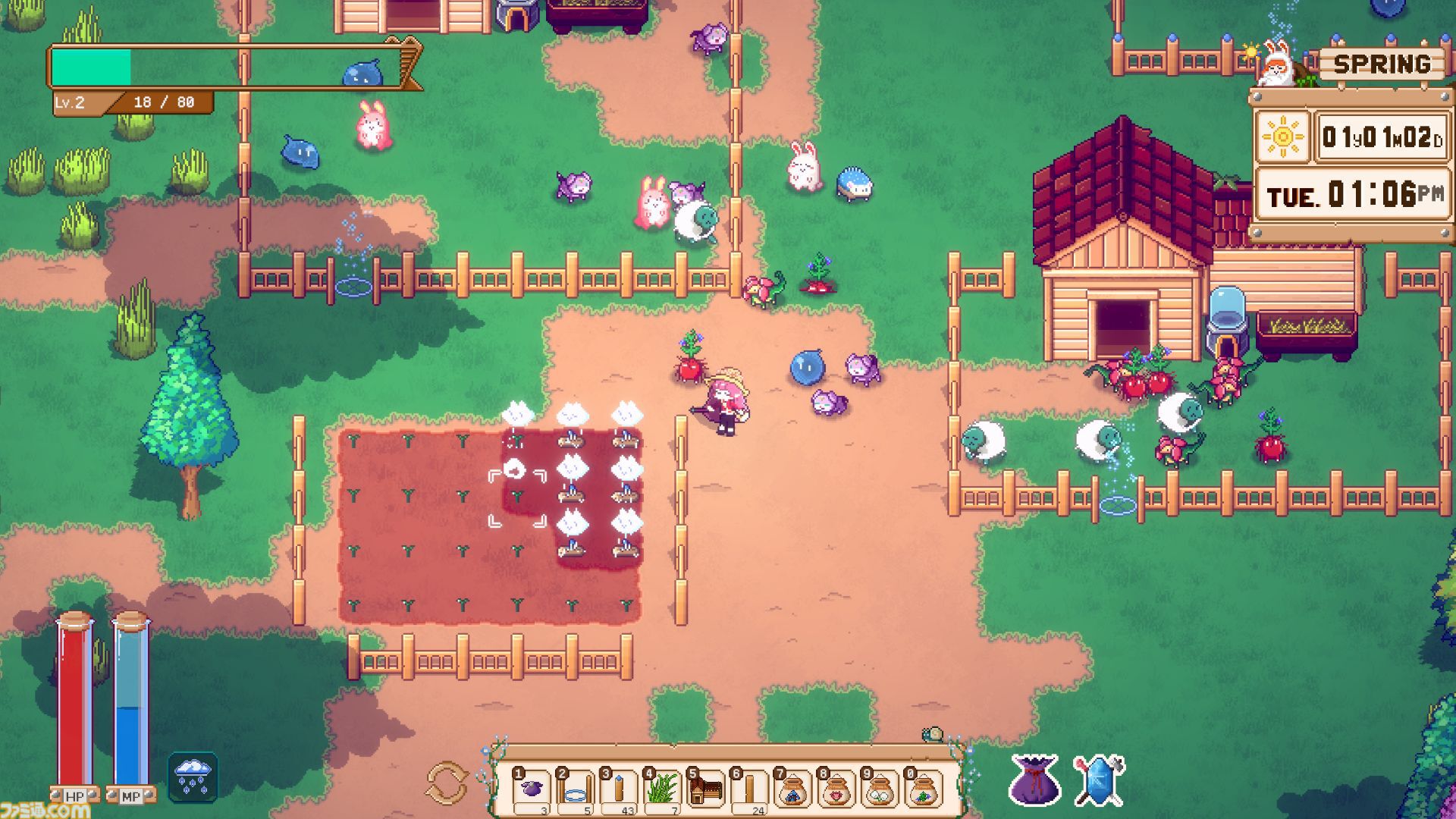 『Mystical Demon Farm』魔法使いの農場運営。ときにはモンスター収集とダンジョン探索。おバカでかわいい人工生命体たちとの農場生活シミュレーション【2027年発売】