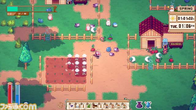 『Mystical Demon Farm』魔法使いの農場運営。ときにはモンスター収集とダンジョン探索。おバカでかわいい人工生命体たちとの農場生活シミュレーション【2027年発売】