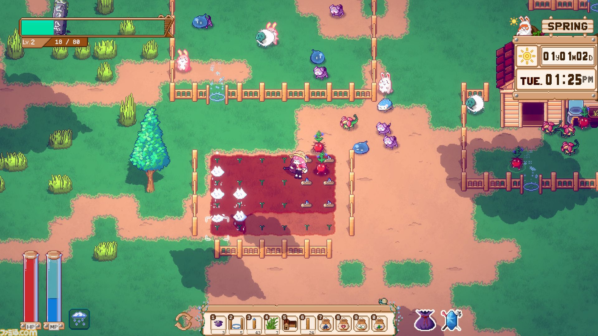 『Mystical Demon Farm』魔法使いの農場運営。ときにはモンスター収集とダンジョン探索。おバカでかわいい人工生命体たちとの農場生活シミュレーション【2027年発売】