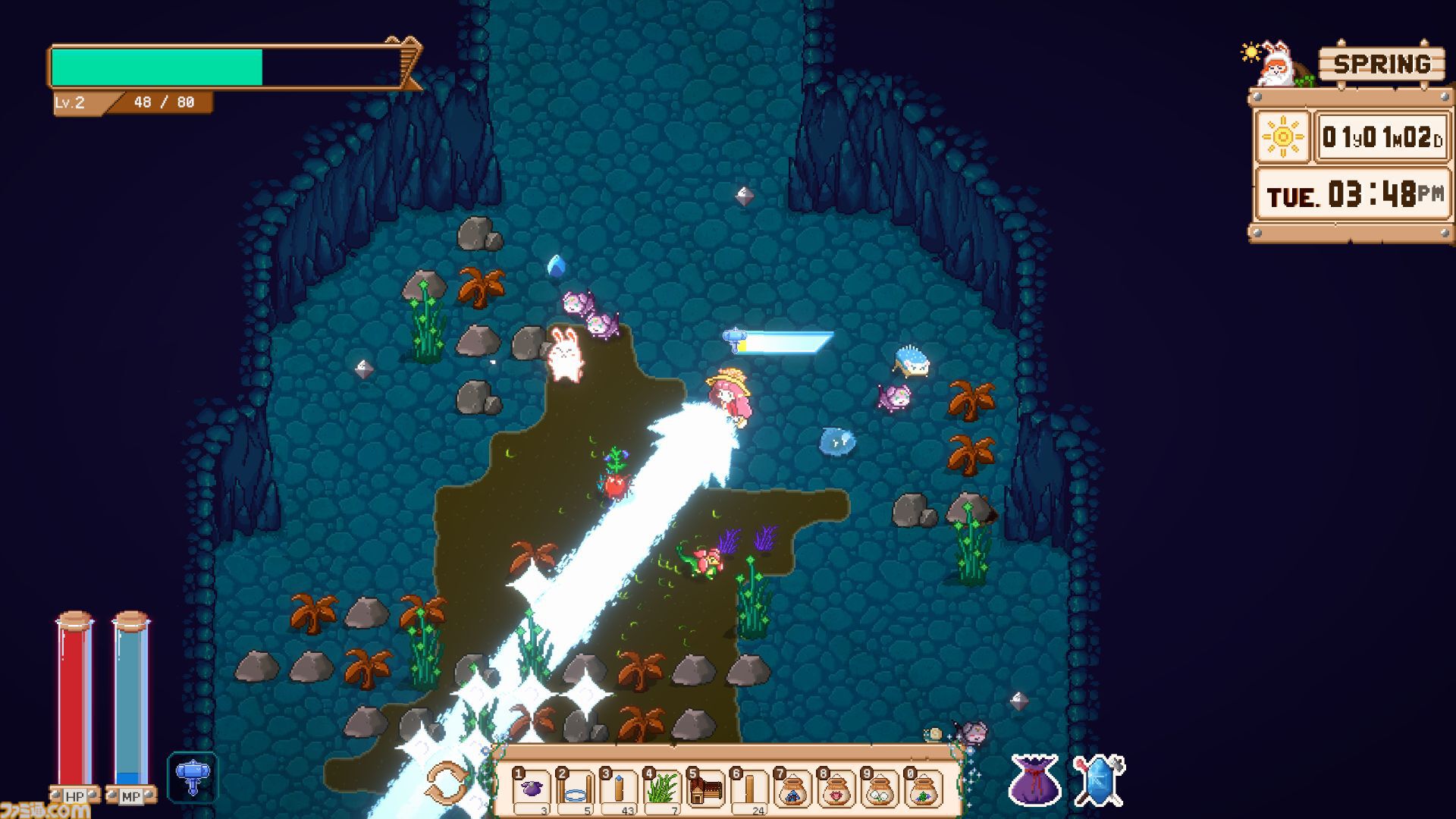 『Mystical Demon Farm』魔法使いの農場運営。ときにはモンスター収集とダンジョン探索。おバカでかわいい人工生命体たちとの農場生活シミュレーション【2027年発売】