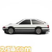 『頭文字D』藤原拓海の愛車ハチロク・トレノ（AE86）が無線マウスに。ライト開閉ギミック搭載、操作時の安定感と快適性にも配慮