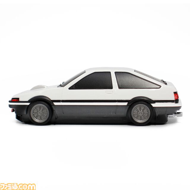 『頭文字D』藤原拓海の愛車ハチロク・トレノ（AE86）が無線マウスに。ライト開閉ギミック搭載、操作時の安定感と快適性にも配慮