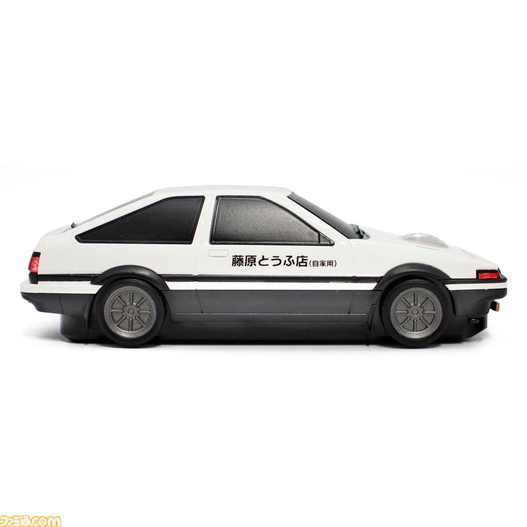 『頭文字D』藤原拓海の愛車ハチロク・トレノ（AE86）が無線マウスに。ライト開閉ギミック搭載、操作時の安定感と快適性にも配慮
