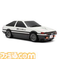 『頭文字D』藤原拓海の愛車ハチロク・トレノ（AE86）が無線マウスに。ライト開閉ギミック搭載、操作時の安定感と快適性にも配慮