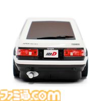 『頭文字D』藤原拓海の愛車ハチロク・トレノ（AE86）が無線マウスに。ライト開閉ギミック搭載、操作時の安定感と快適性にも配慮