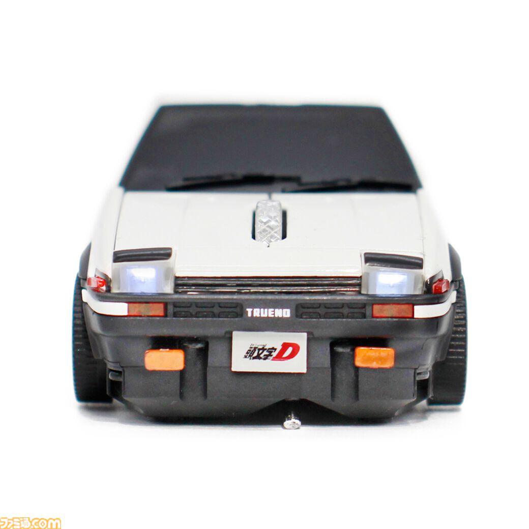 『頭文字D』藤原拓海の愛車ハチロク・トレノ（AE86）が無線マウスに。ライト開閉ギミック搭載、操作時の安定感と快適性にも配慮