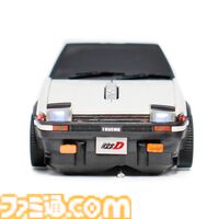 『頭文字D』藤原拓海の愛車ハチロク・トレノ（AE86）が無線マウスに。ライト開閉ギミック搭載、操作時の安定感と快適性にも配慮